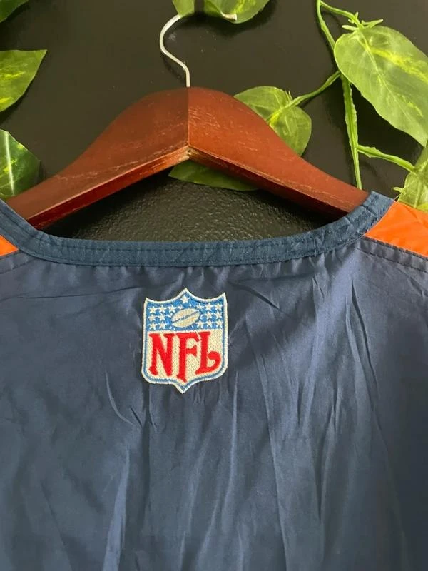 Puma Denver Broncos Windbreaker Vintage 2000s Navy Blue Orange Streetwear NFL Pu – photo 10